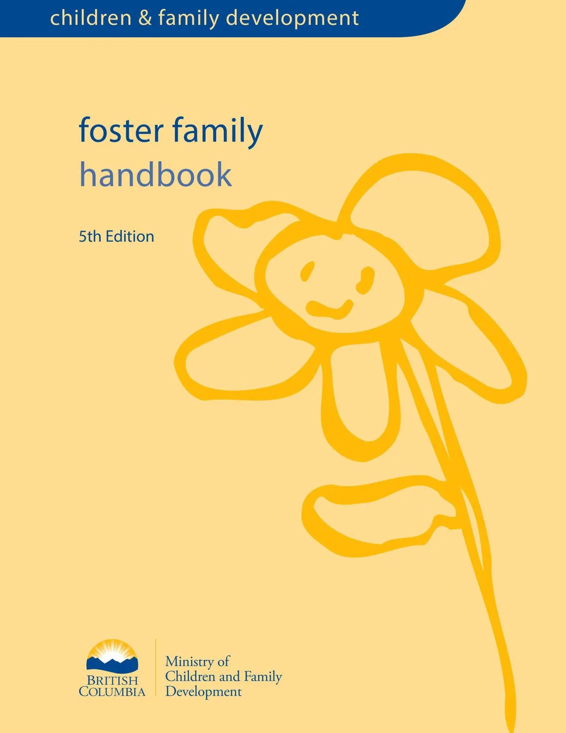 Cover of the fifth edition of the Foster Family Handbook.